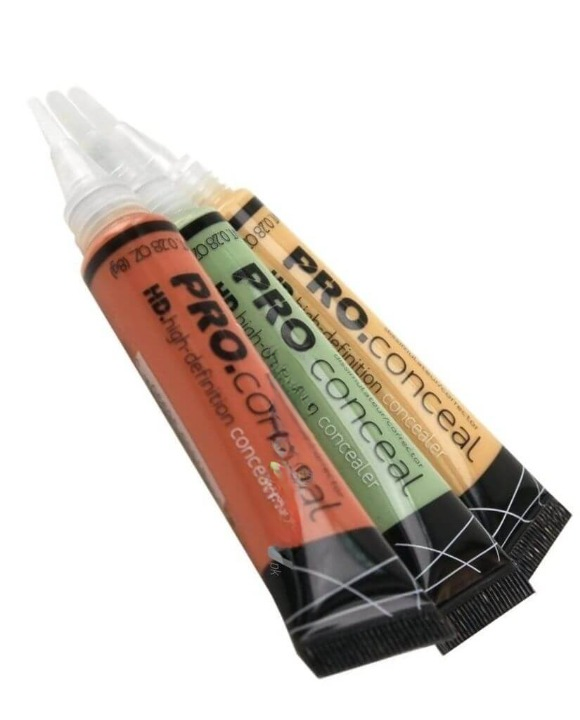 LA Girl HD Pro Concealer Pack of 3 – Best Quality Full Coverage Concealer for Dark Circles & Blemishes